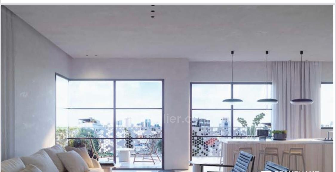 Duplex-Penthouse 4 pièces  Tel Aviv quart de la mer 272-IBL-989