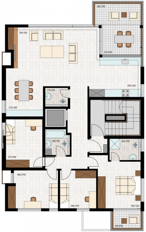 Appartement 4.5 pièces  Tel Aviv Rothshild 291-IBL-418
