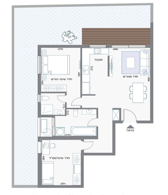 Appartement 2 pièces  Bat yam Bat yam 210-IBL-2114