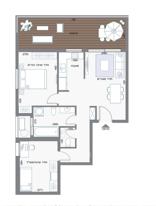 Appartement 3 pièces  Bat yam Bat yam 210-IBL-2115