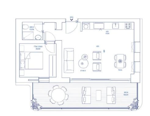 Appartement 2 pièces  Bat yam Bat yam 342-IBL-6300