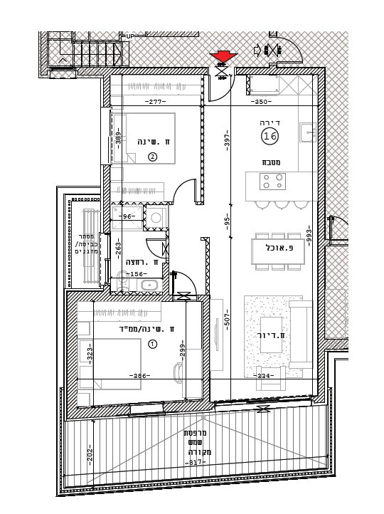 Apartment 2 rooms Bat yam Bat yam 342-IBL-6581