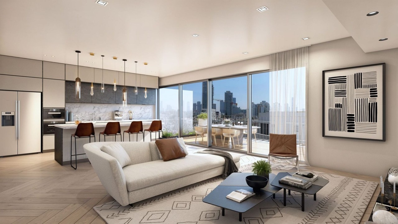 Mini-Penthouse 5 pièces  Tel Aviv Kikar Hamedina 342-IBL-6651