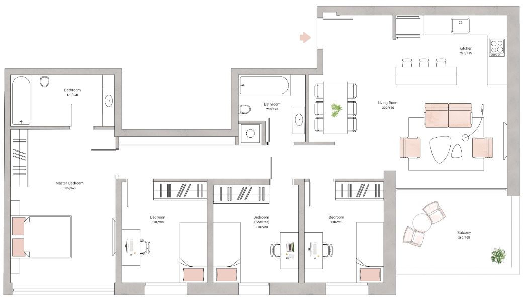Appartement 5 pièces  Jerusalem Katamonim 427-IBL-665