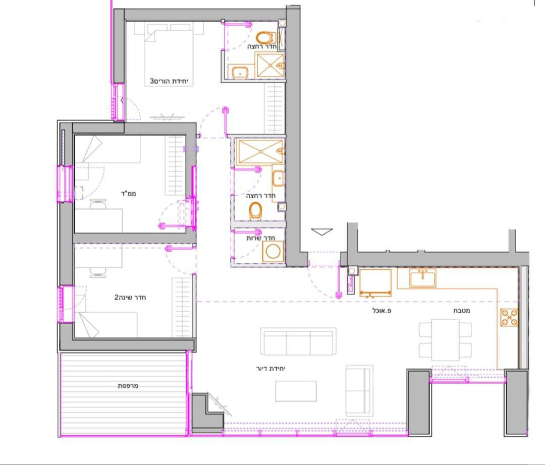 Apartment 4 rooms Tel Aviv Sarona 457-IBL-1367
