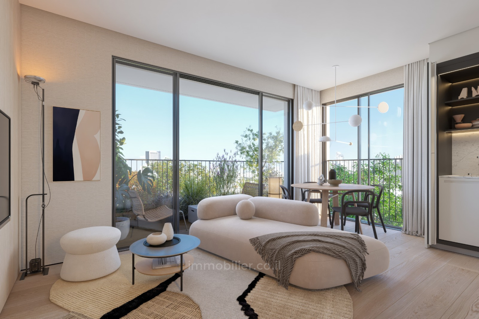 Appartement 3 pièces  Tel Aviv Bavli 457-IBL-1485