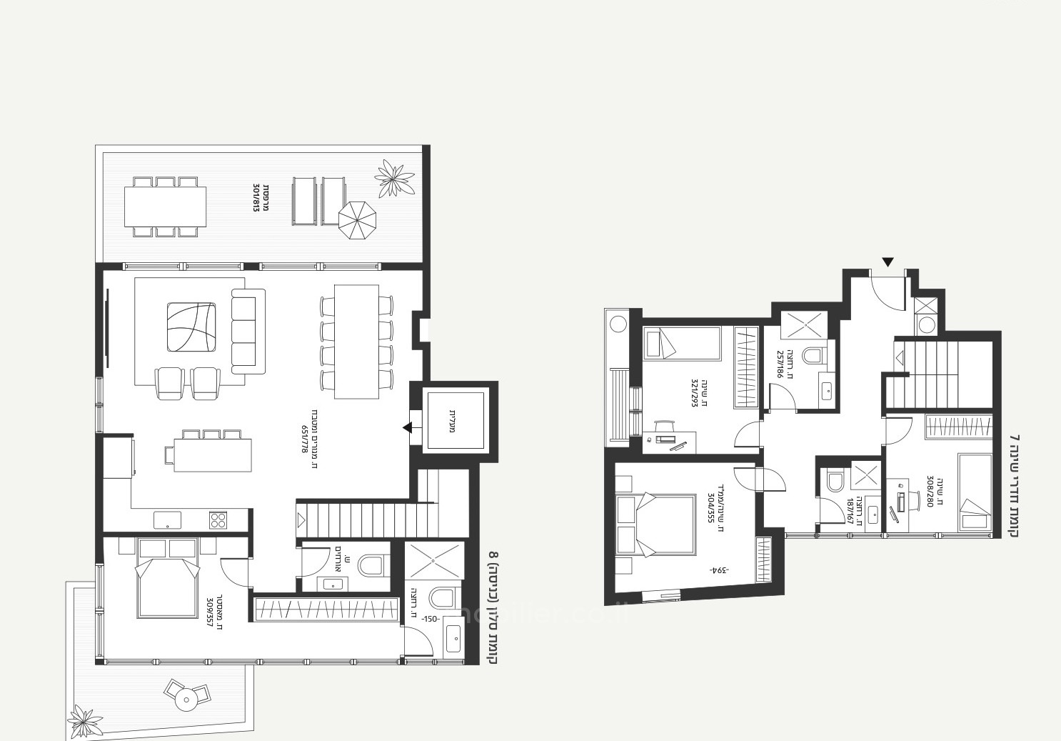 Appartement 3 pi&egrave;ces  Tel Aviv Ben-Yehuda 630-IBL-77