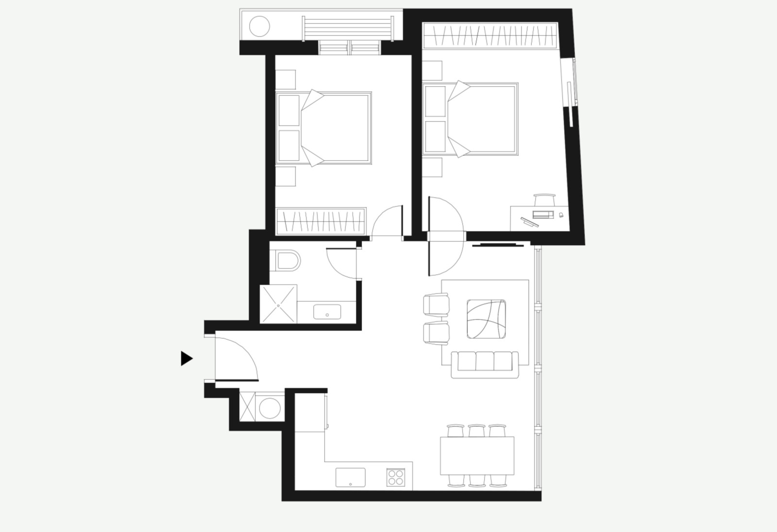 Appartement 3 pi&egrave;ces  Tel Aviv Ben-Yehuda 630-IBL-77