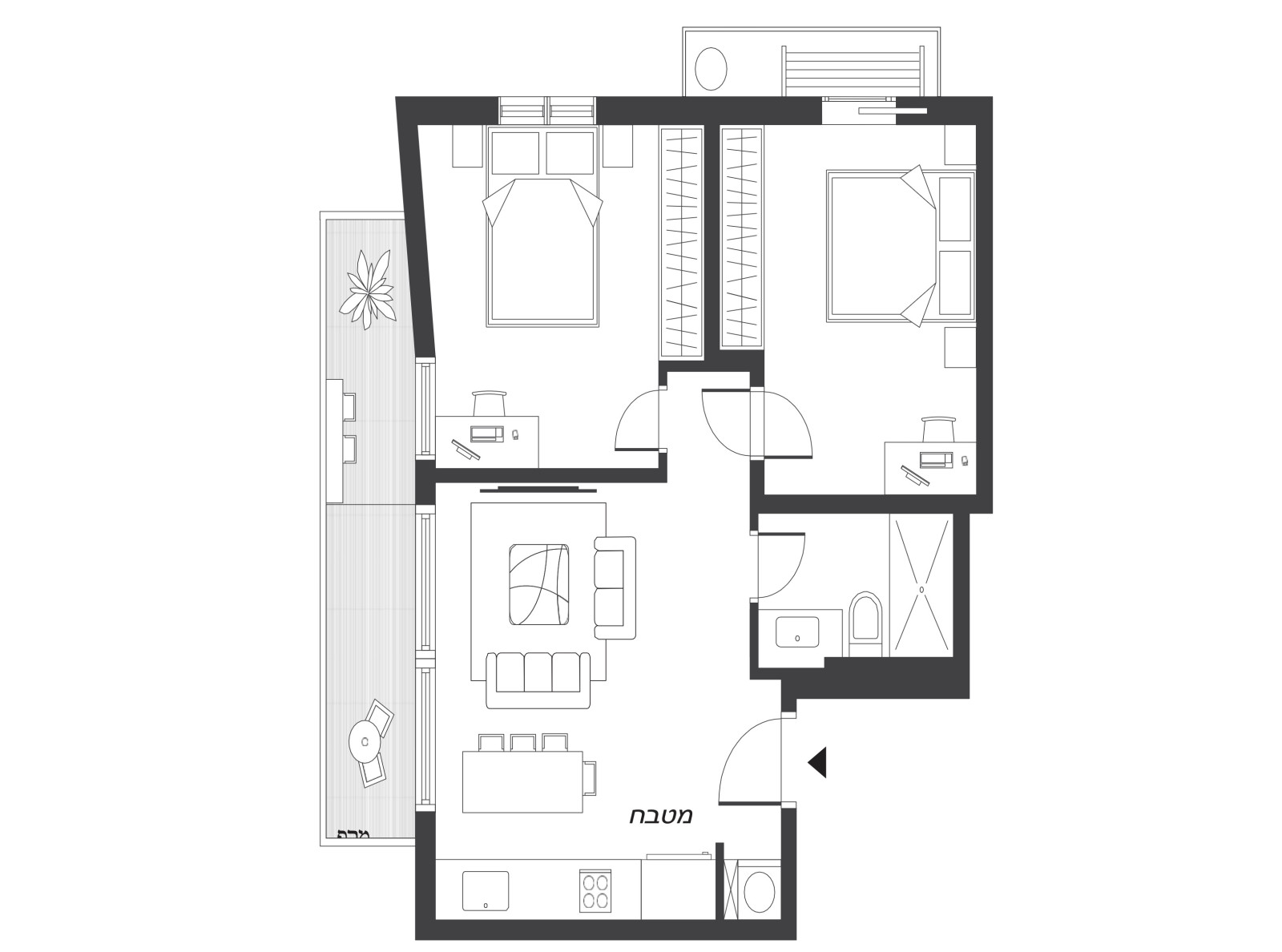 Appartement 3 pi&egrave;ces  Tel Aviv Ben-Yehuda 630-IBL-78