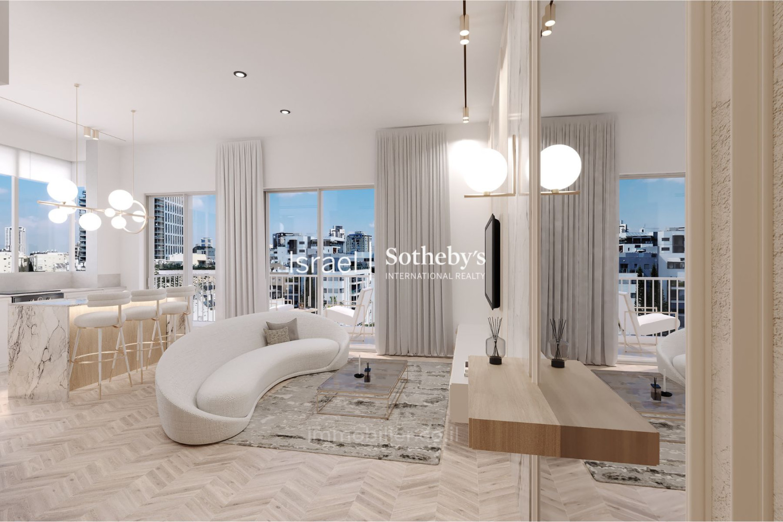 Appartement 2 pièces  Tel Aviv Lev Tel-Aviv 651-IBL-34