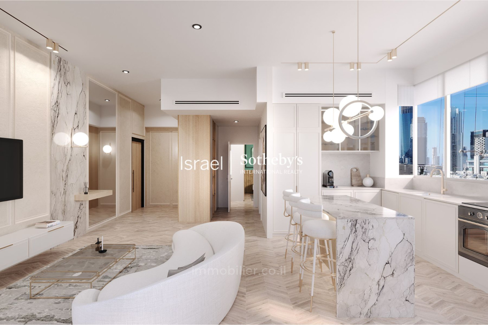 Appartement 2 pièces  Tel Aviv Lev Tel-Aviv 651-IBL-34