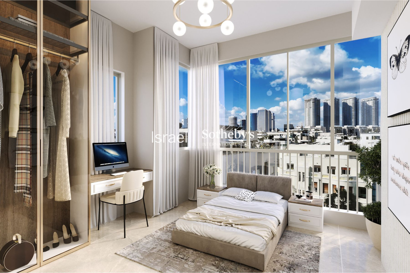 Appartement 4 pièces  Tel Aviv 1ere ligne mer 651-IBL-35