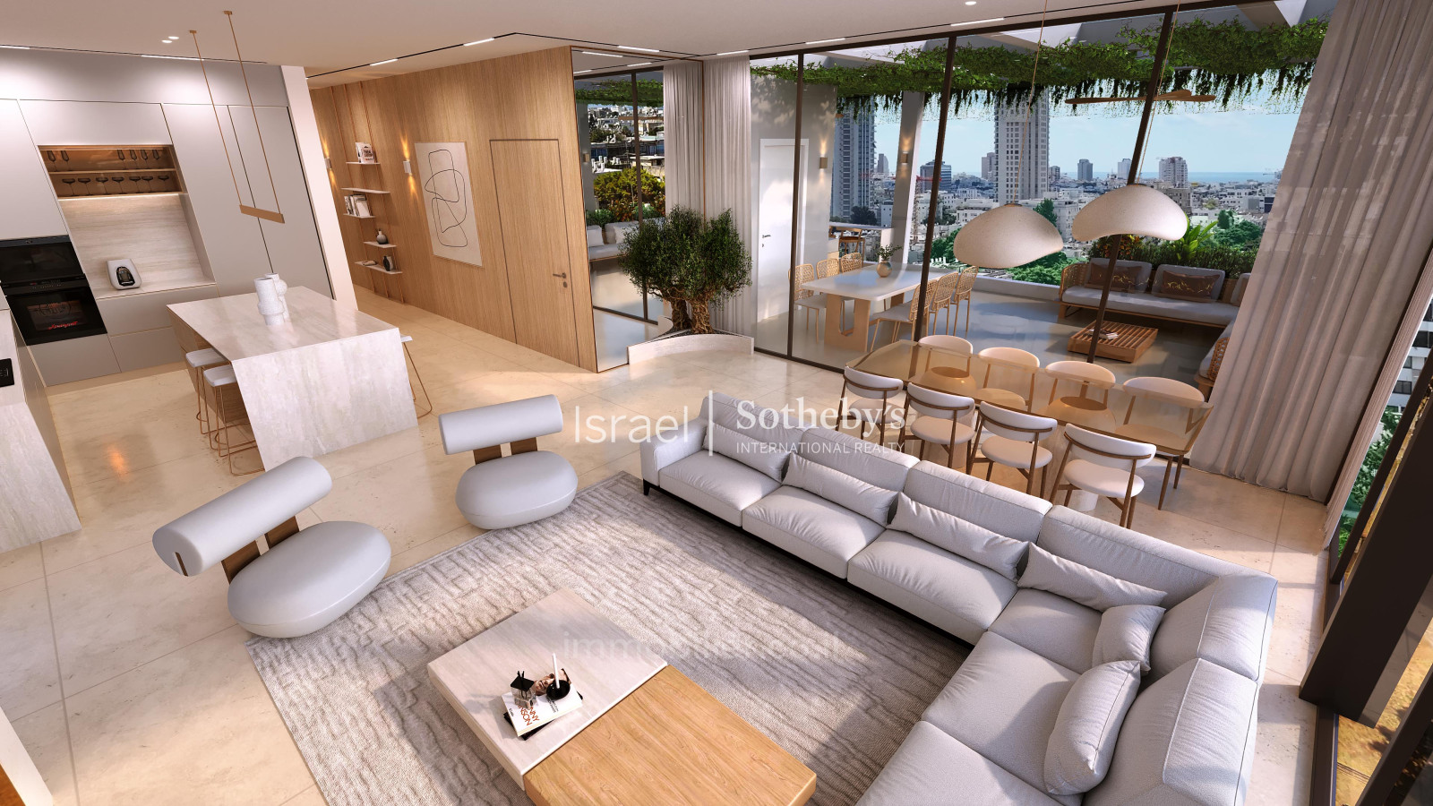 Penthouse 5 rooms Tel Aviv City center 651-IBL-73