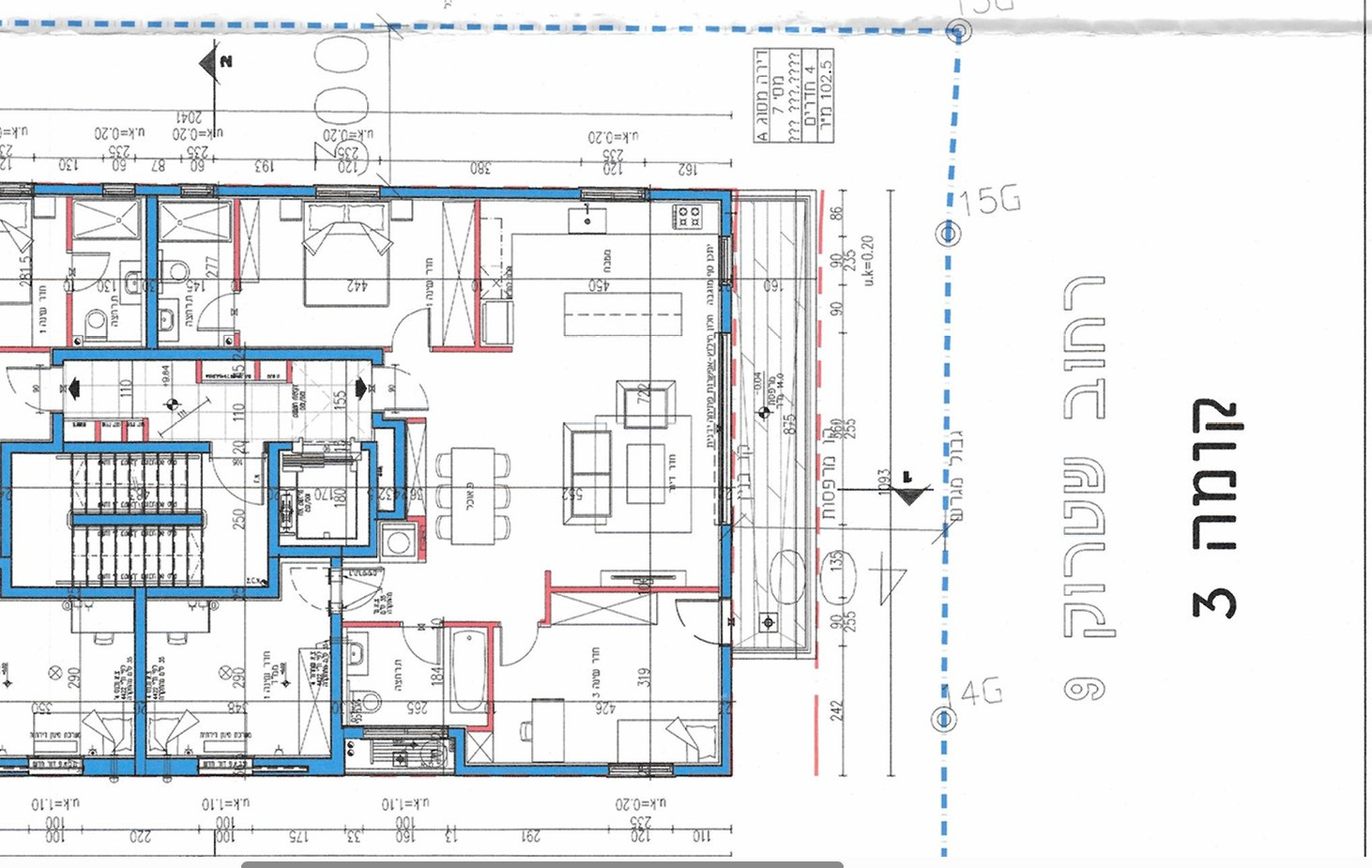 Appartement 4 pi&egrave;ces  Tel Aviv Hatsafon hayachan 804-IBL-91