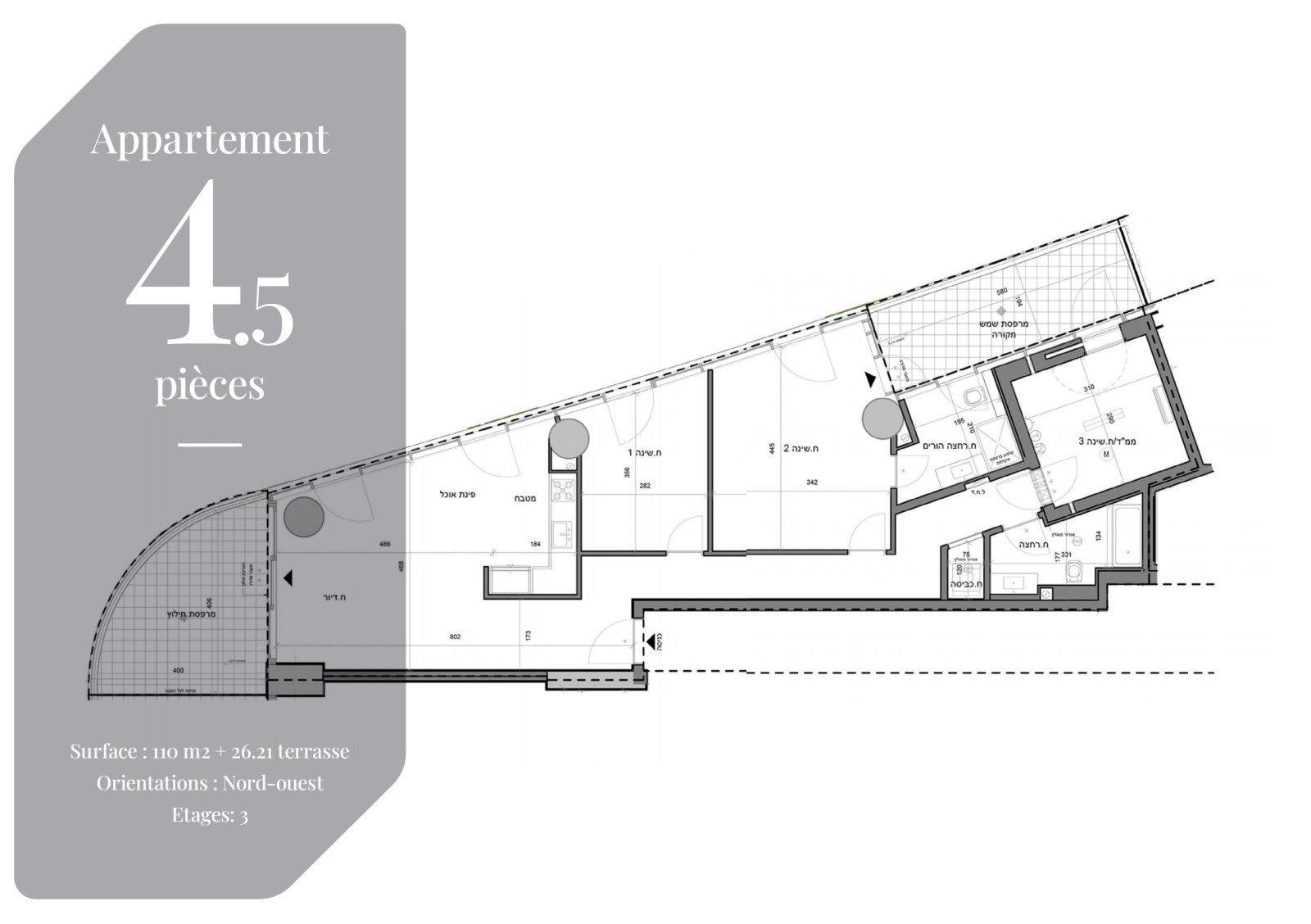 Apartment 4.5 rooms Bat yam Bat yam 828-IBL-117