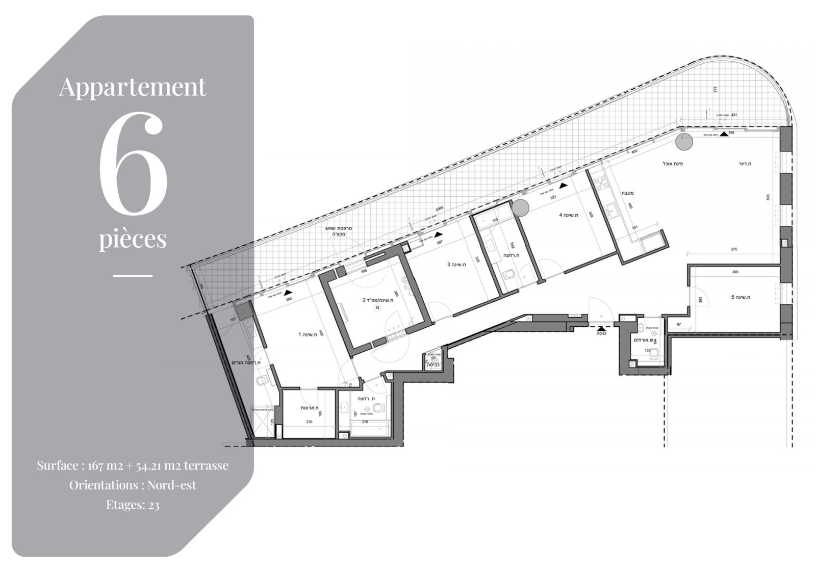 Penthouse 6 rooms Bat yam Bat yam 828-IBL-128