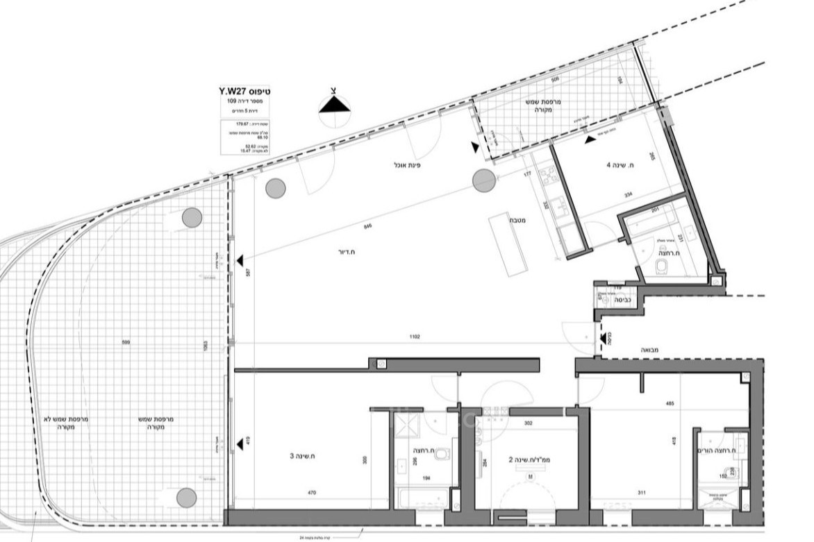 Penthouse 6 rooms Bat yam Bat yam 828-IBL-128