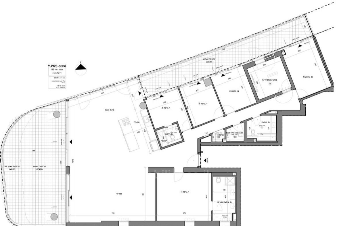 Penthouse 6 rooms Bat yam Bat yam 828-IBL-128