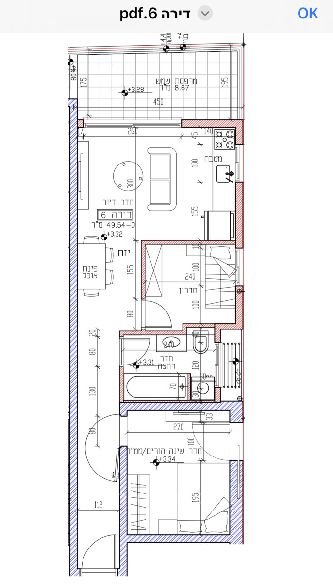 Apartment 4 rooms Bat yam Bat yam 828-IBL-73