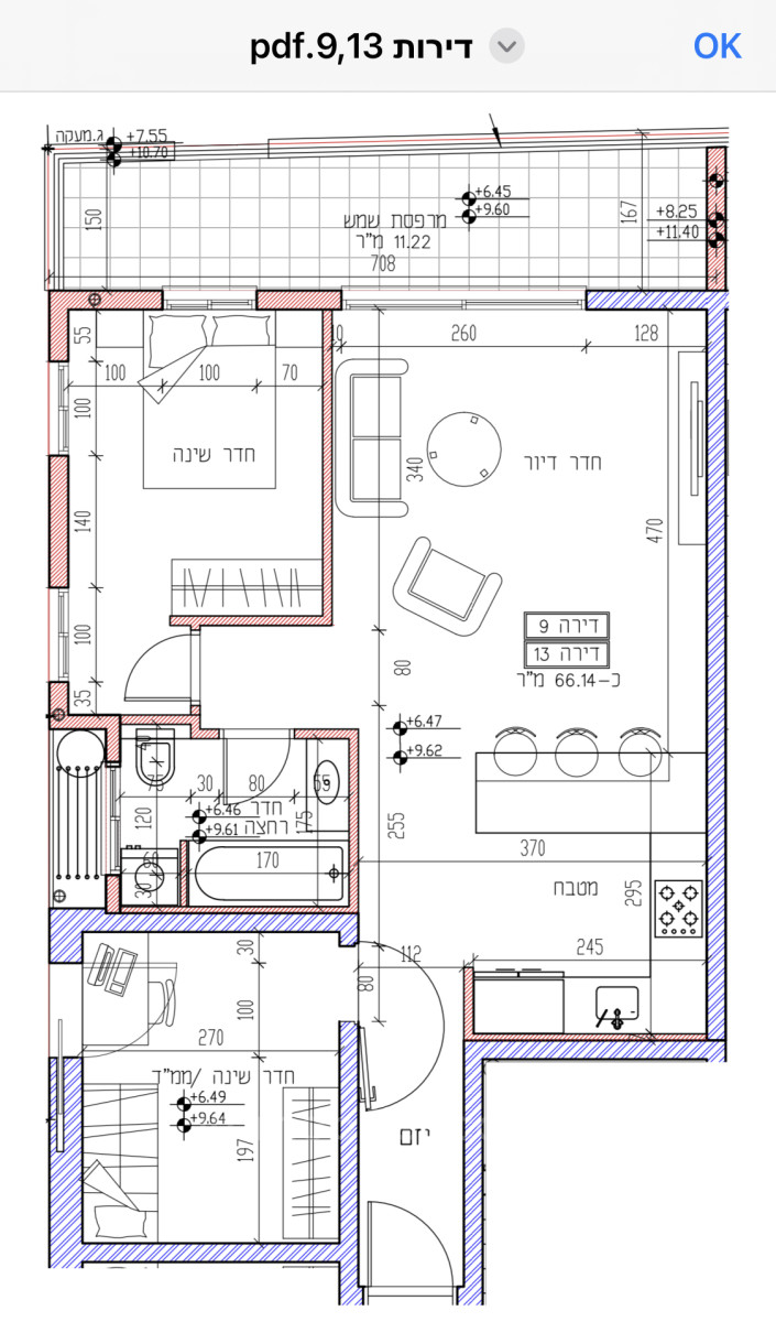 Apartment 4 rooms Bat yam Bat yam 828-IBL-73