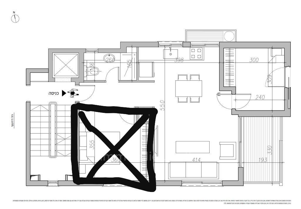 Apartment 2 rooms Tel Aviv tel aviv north 828-IBL-94